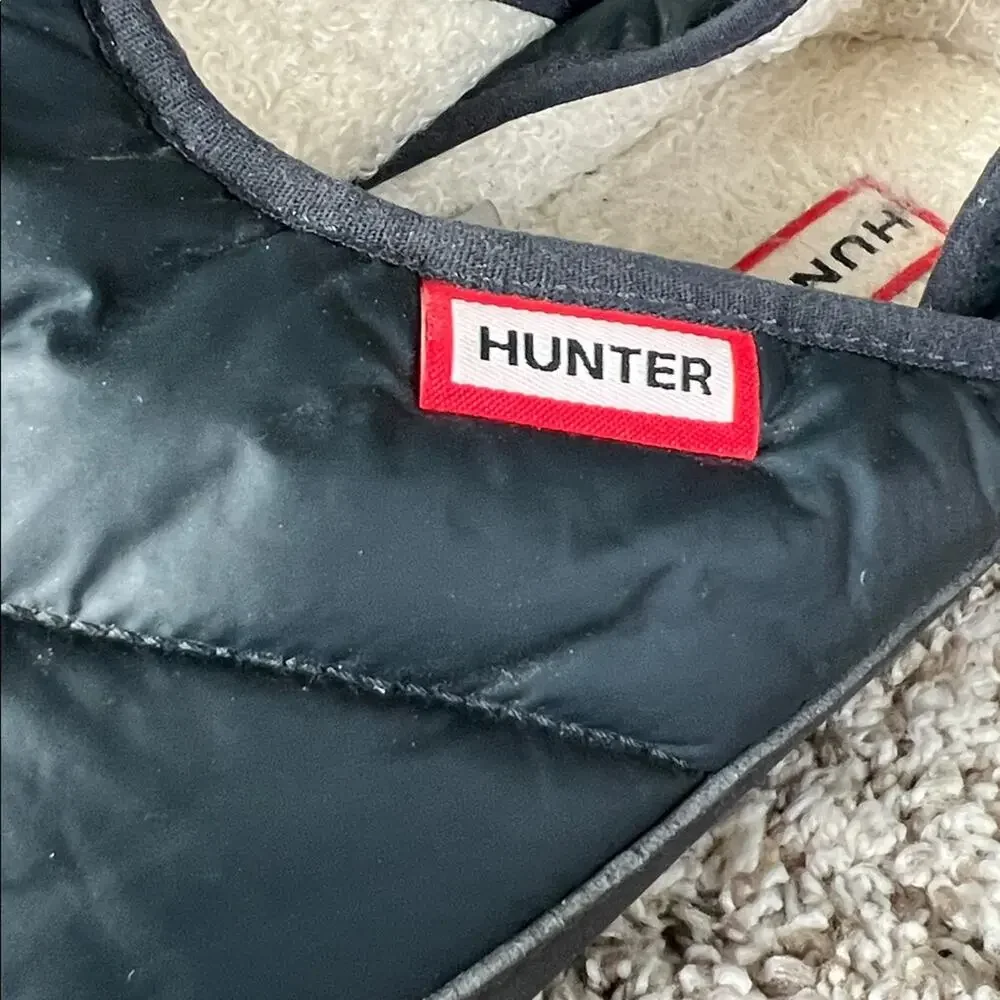 Hunter Men's Puffer Slipper Shoes in Navy